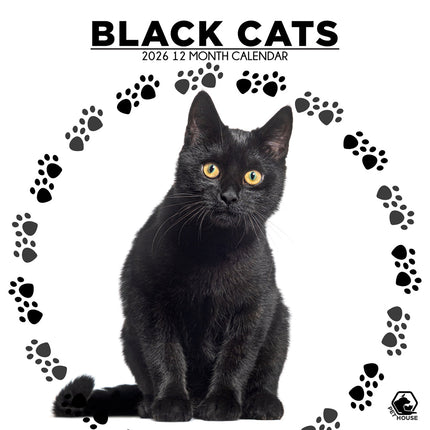 CalendarsRUs Zwarte Katten Kalender 2026