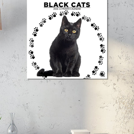 CalendarsRUs Zwarte Katten Kalender 2026