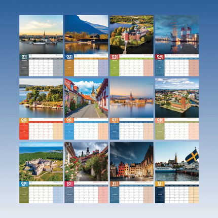 CalendarsRUs Zweden A3 Kalender 2027