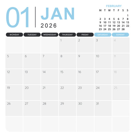 CalendarsRUs Zweden Kalender 2026