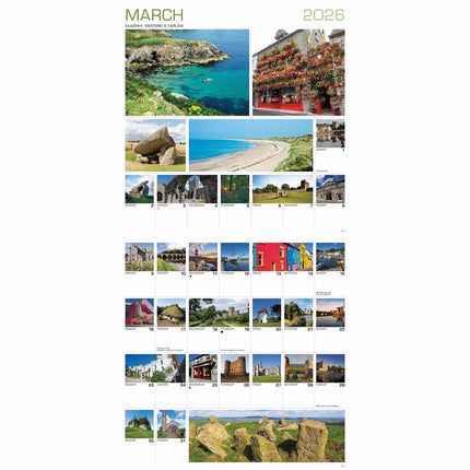 CarouselCalendars 365 Days Around Ireland Kalender 2026