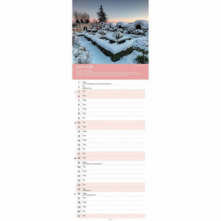 CarouselCalendars Alan Titchmarsh, Tuinen Kalender 2026 Slimline