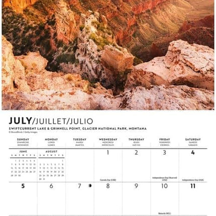 CarouselCalendars Amerika Kalender 2026 Mini