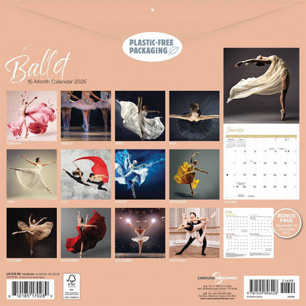 CarouselCalendars Ballet Kalender 2026