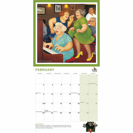 CarouselCalendars Beryl Cook Kalender 2026
