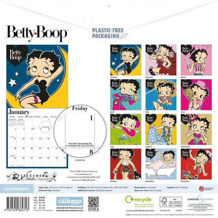 CarouselCalendars Betty Boop Kalender 2027