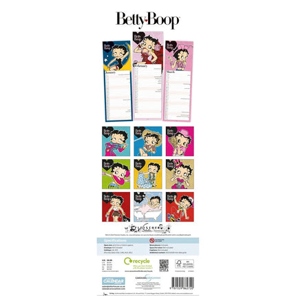 CarouselCalendars Betty Boop Kalender 2027 Slimline