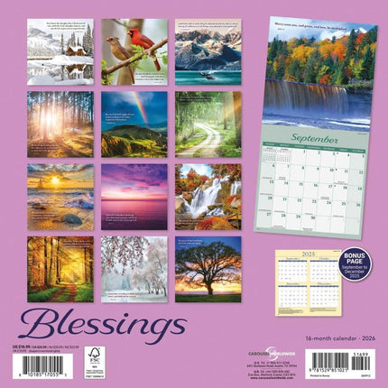 CarouselCalendars Blessings Kalender 2026