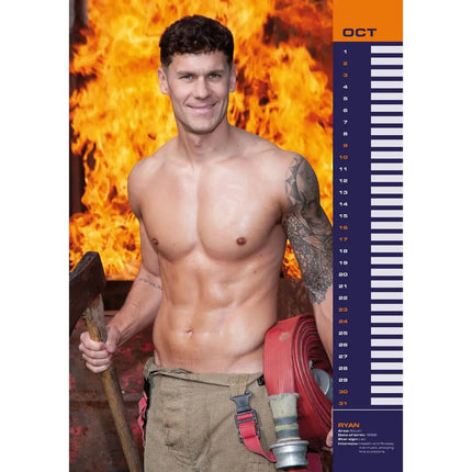 CarouselCalendars Brandweerman Kalender 2027 A3