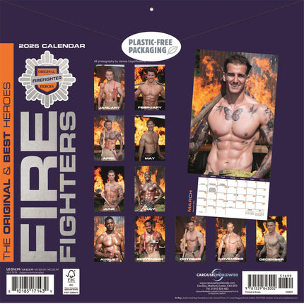 CarouselCalendars Brandweermannen Kalender 2026