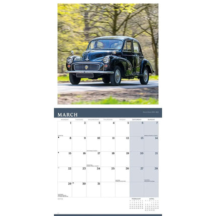 CarouselCalendars Classic British Cars Kalender 2027