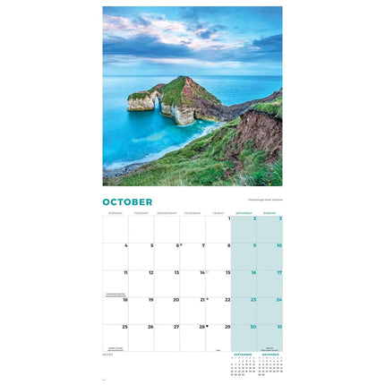 CarouselCalendars Coastlines of Britain Kalender 2027