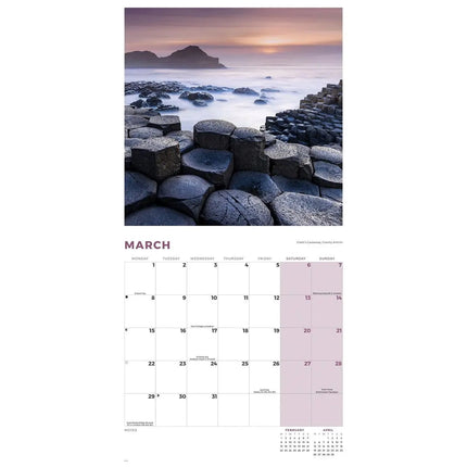 CarouselCalendars Coastlines of Britain Kalender 2027