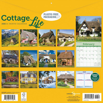 CarouselCalendars Cottages Life Kalender 2026
