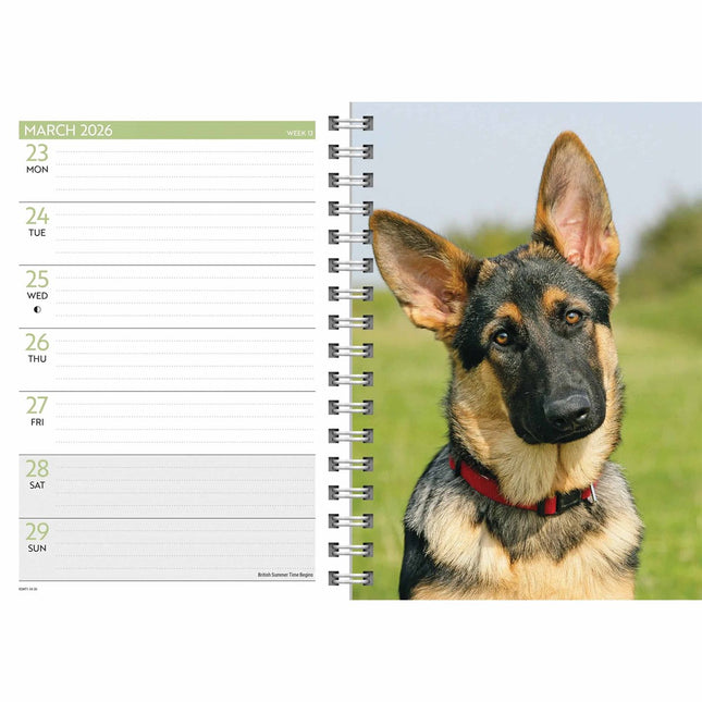 CarouselCalendars Duitse Herder A5 Agenda 2026