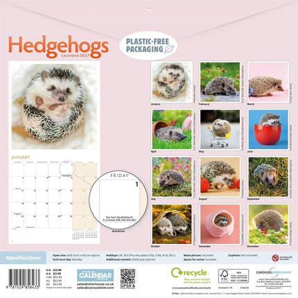 CarouselCalendars Egel Kalender 2027