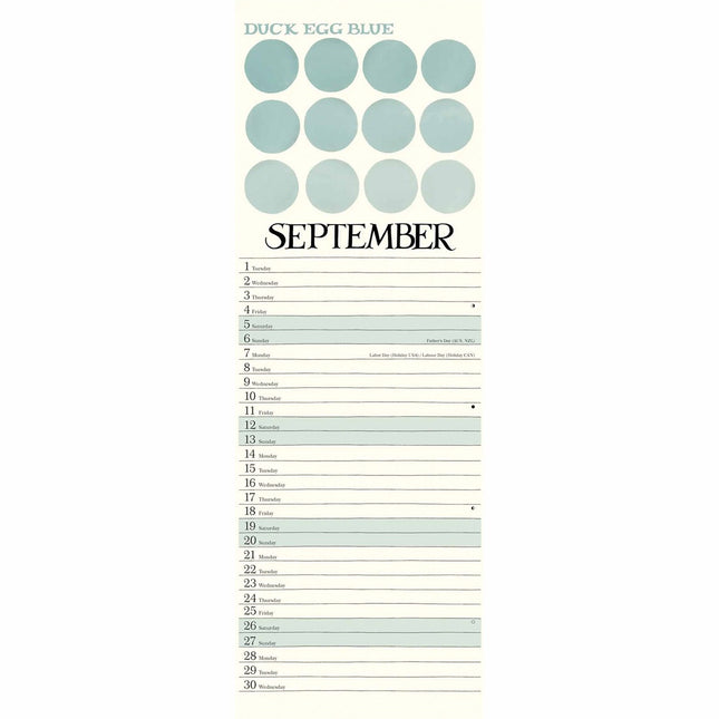 CarouselCalendars Emma Bridgewater Slimline Kalender 2026