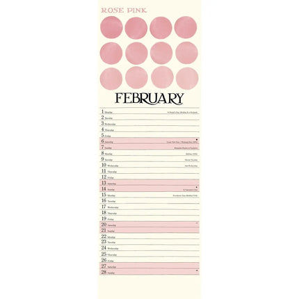 CarouselCalendars Emma Bridgewater Slimline Kalender 2026