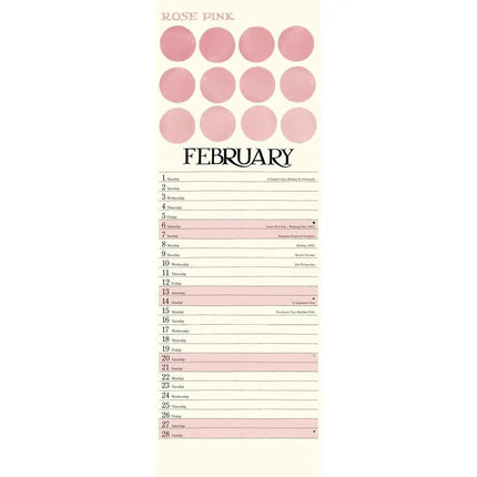 CarouselCalendars Emma Bridgewater Slimline Kalender 2027