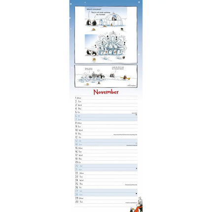 CarouselCalendars Eric, De Pinguïn Kalender 2027 Slimline
