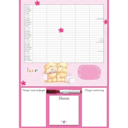CarouselCalendars Forever Friends A3 Family Planner 2027