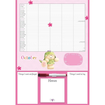 CarouselCalendars Forever Friends A3 Family Planner 2027