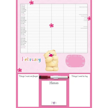 CarouselCalendars Forever Friends A3 Family Planner 2027