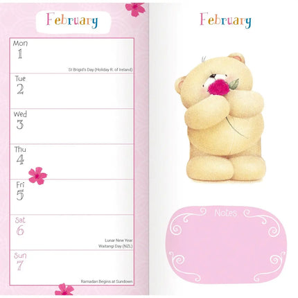 CarouselCalendars Forever Friends Pocket Agenda 2027