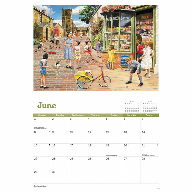 CarouselCalendars Golden Days A4 Planner 2026