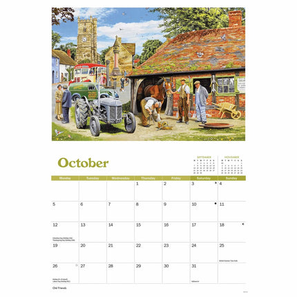 CarouselCalendars Golden Days A4 Planner 2026
