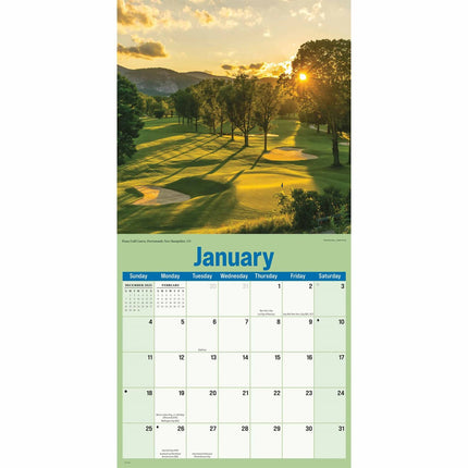 CarouselCalendars Golf Courses Kalender 2026
