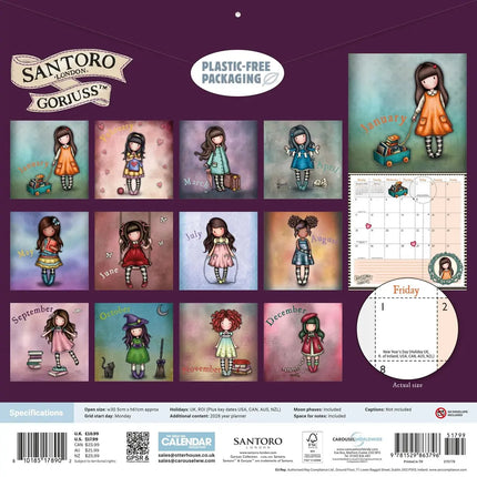 CarouselCalendars Gorjuss Kalender 2027