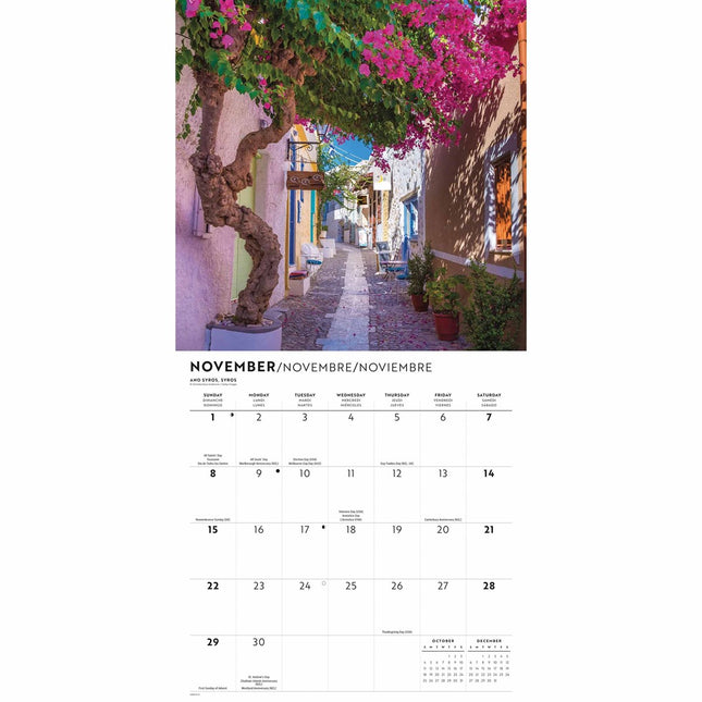 CarouselCalendars Griekse Eilanden Kalender 2026
