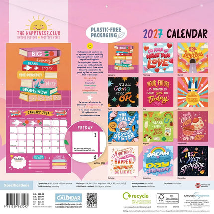 CarouselCalendars Happy Days Kalender 2027
