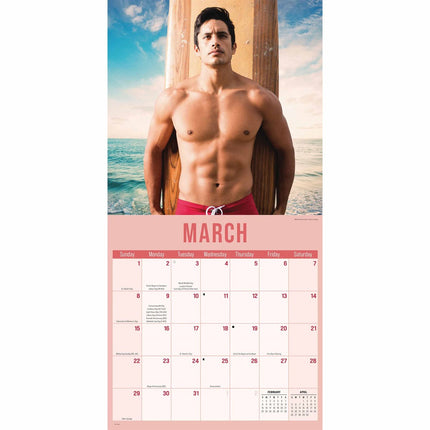 CarouselCalendars Hunks in Trunks Kalender 2026