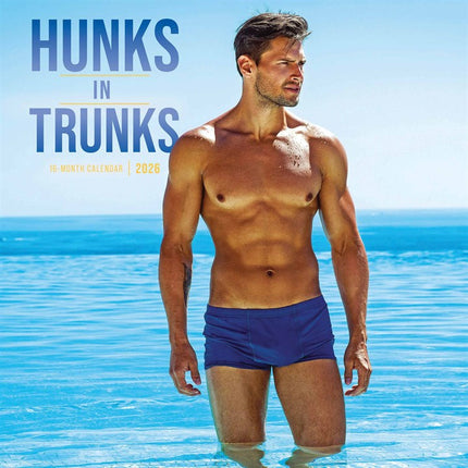 CarouselCalendars Hunks in Trunks Kalender 2026