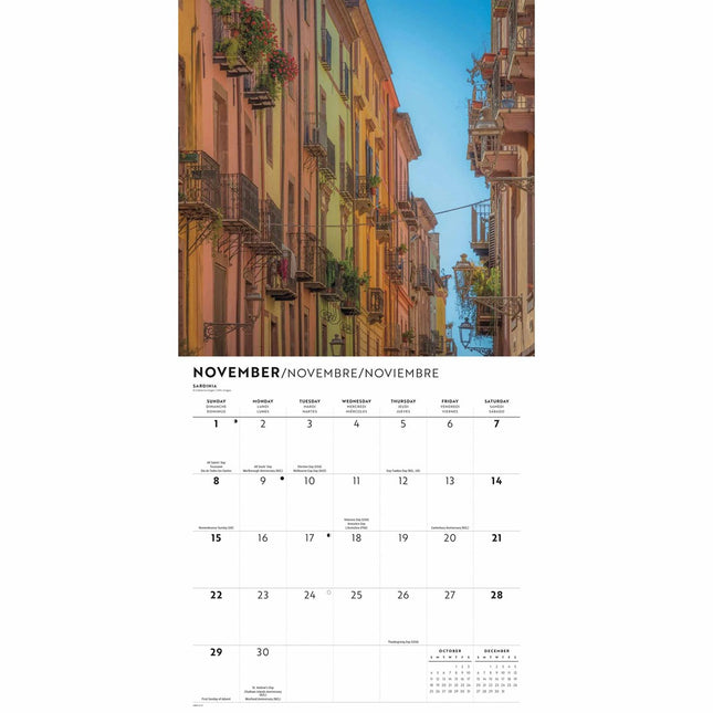 CarouselCalendars Italië Kalender 2026
