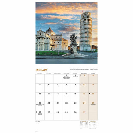 CarouselCalendars Italië Kalender Mini 2026