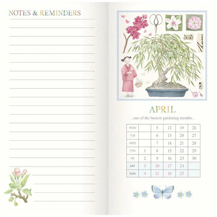 CarouselCalendars Judith Glover, Tuindagen Slim Agenda 2026