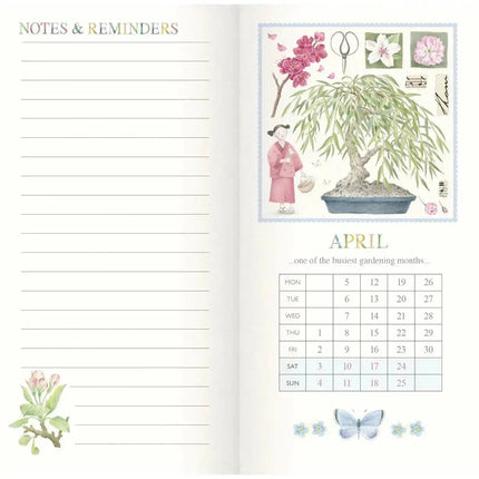 CarouselCalendars Judith Glover, Tuindagen Slim Agenda 2027