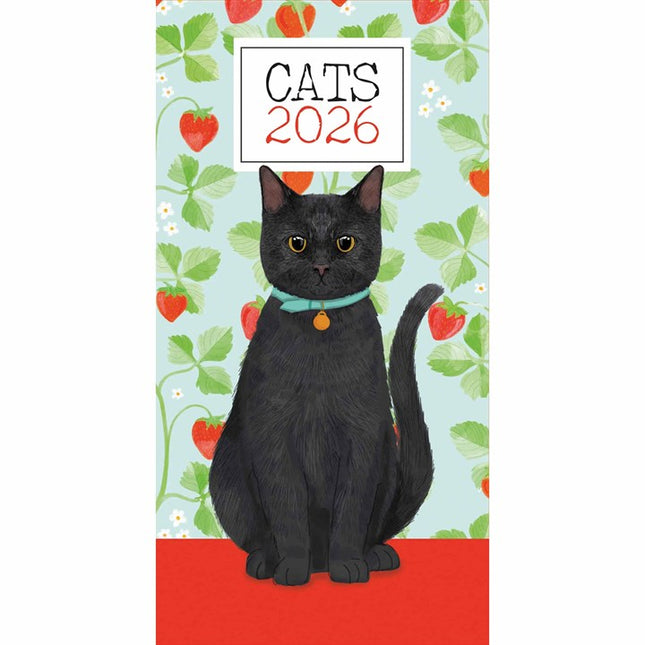 CarouselCalendars Katten Illustraties Slim Agenda 2026