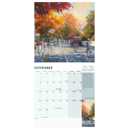 CarouselCalendars Kinkade Simpler Times Kalender 2027