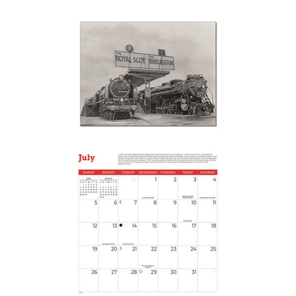 CarouselCalendars Klassieke Treinen Kalender 2026