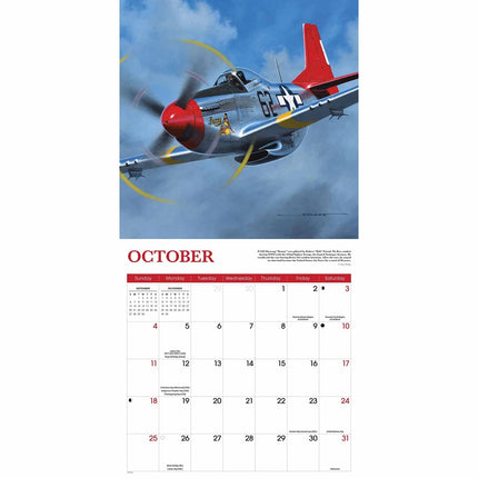 CarouselCalendars Klassieke Vliegtuigen WOII Kalender 2026