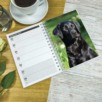 CarouselCalendars Labrador Retriever Zwart A5 Agenda 2027