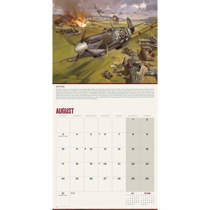 CarouselCalendars Legends of WWII Kalender 2026