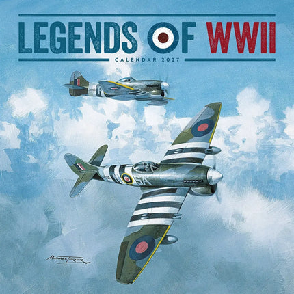 CarouselCalendars Legends of WWII Kalender 2027