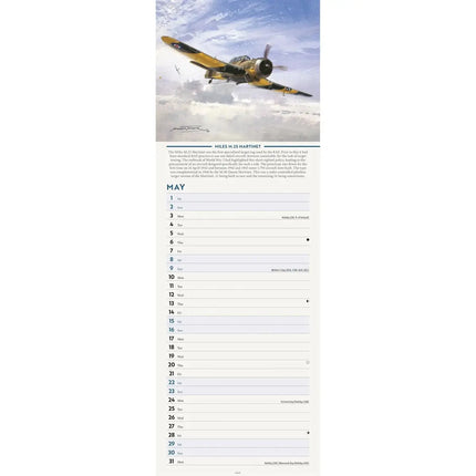CarouselCalendars Legends of WWII Kalender 2027 Slimline