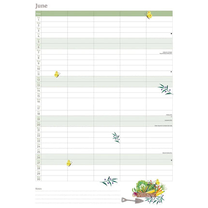 CarouselCalendars Life In The Garden A4 Familie Organiser 2026