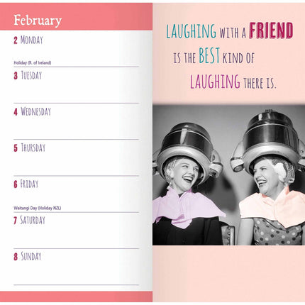CarouselCalendars MILK Friendship Slim Agenda 2026
